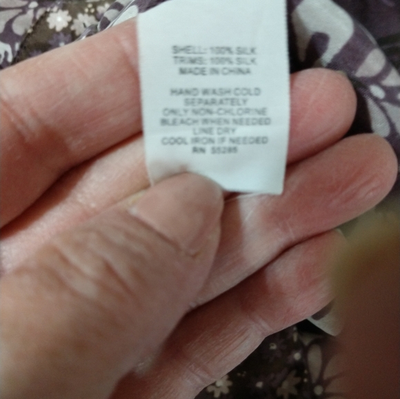 Express Design Studio 100% Silk Tunic - Picture 3 of 6